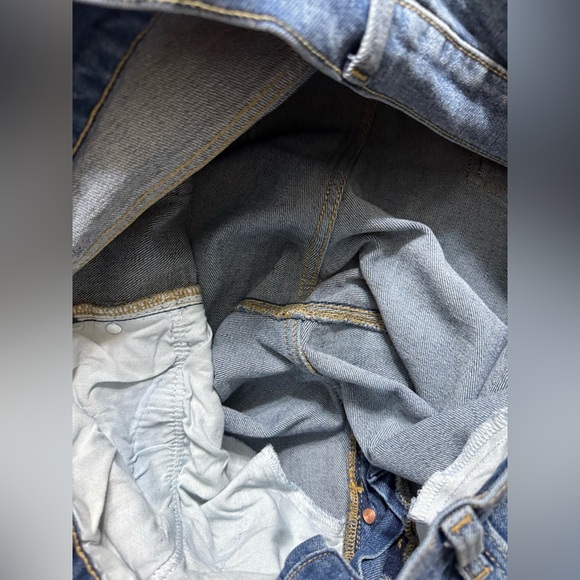 Old Navy Sky-Hi Straight Jeans - Dark Blue - Picture 9 of 10